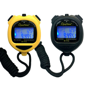 AnyTime Electronic Stopwatch D-113 Large Display Water Resistant Chronograph For Sports Timing - Product Image 4
