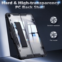 MoKo casing Kickstand penutup belakang kasar bening perlindungan penuh Premium untuk Microsoft Surface Pro 12 casing 2025
