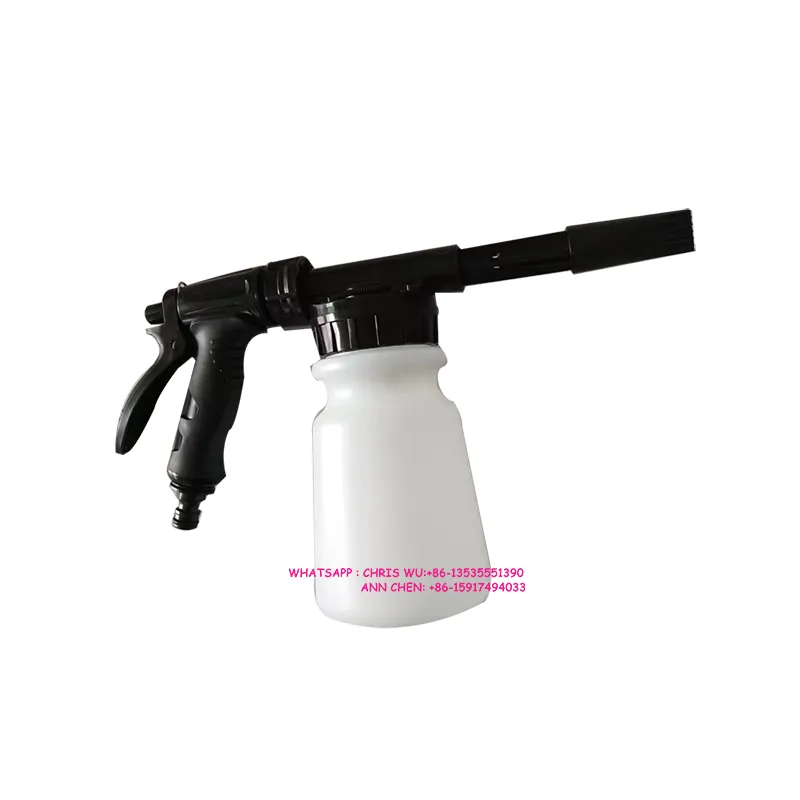 Car Wash Foam Sprayer Soap Adjustable Portable Garden Hose Car Washing Snow Foam with Quick Connector