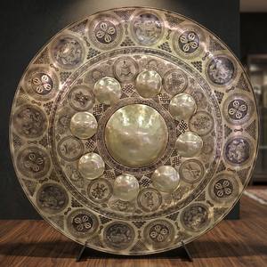 Nouveau Gong Musical en Bronze Antique - Diamètre 100 cm, Technique de Coulée, Figurine à Impression Numérique - Product Image 3