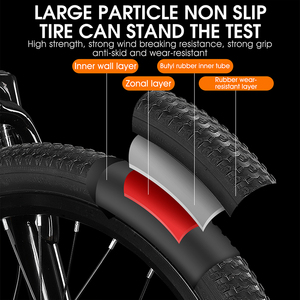 West biking disco de freio dobrável, disco de freio duplo para crianças, antiderrapante e resistente ao desgaste, bicicleta - Product Image 6