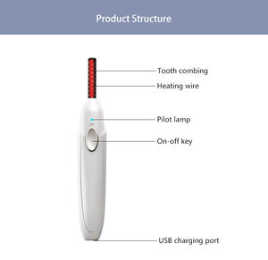 Rizador de Pestañas Eléctrico Recargable de Doble Cara, Mini, Personalizado, Producto OEM - Product Image 4