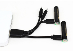 Derin döngüsü 1.5v usb lityum şarj edilebilir aaa şarj aleti ile pil - Product Image 4