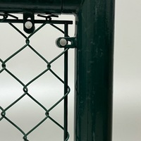 Clôture en PVC à lattes, grillage losanges anti-escalade pour jardin et enclos extérieur