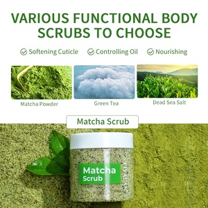 <span class=keywords><strong>Gommage</strong></span> Corporel de Gros au Thé Vert Matcha Bio, Exfoliant, Rajeunissant et Blanchissant à la Mer Morte - Product Image 3