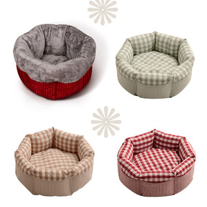 Groothandel Op Maat Gemaakte Fabrikant Zacht Wasbaar Comfortabel Ronde Donut <span class=keywords><strong>Eco</strong></span>-Vriendelijke Luxe Kattenhondenbed - Product Image 4