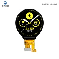 Modul LCD TFT IPS Berkualitas Tinggi 1,09 Inci Resolusi 240x240 262k Warna Kecerahan 450cd/m2 Layar Jam Tangan Pintar Kompatibel