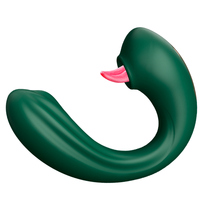 G-Punkt-Stimulator für Frauen mit Fernbedienung für Paare - Wasserdicht USB-Aufladbar 8 Frequenzen Dunkelgrün & Lila