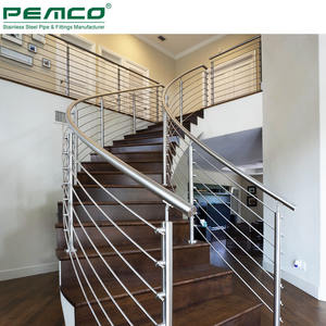 Barres transversales de sécurité pour terrasse et balustrade en acier inoxydable 304 316, design horizontal pour l'extérieur - Product Image 5