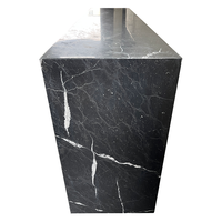 YJ Espagnol racine noir et blanc surface en pierre naturelle intérieur meubles creux meubles en marbre naturel