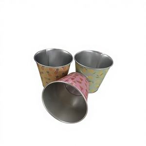 ถังเหล็กขนาดเล็กแบบส่วนตัว ป้องกันการรั่วซึม สำหรับใส่เทียน  แบบชุบสังกะสี - Product Image 2