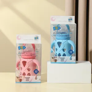 Garrafas biberón leche Agua potable sublimación viaje alto vidrio de borosilicato alimentación <span class=keywords><strong>Biberon</strong></span> para recién nacido - Product Image 2