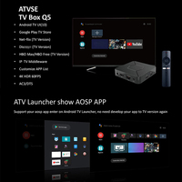 Precio de Fábrica Tv Box Android 10.0 Q5 ATV Allwinner H313 Quad Core 5G Wifi 4k 2GB 8GB Smart Tv Android Ott Box Set Top Box