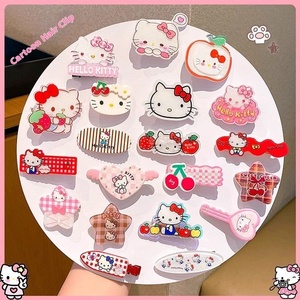 Fermaglio per Capelli da Bambina KT Cat, Adorabile Copricapo in Plastica Stile Coreano, Molletta HelloKitty, Dolci <span class=keywords><strong>Accessori</strong></span> per Capelli per Frangia da Neonata - Product Image 3