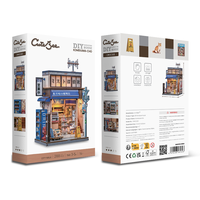 CuteBee  Vente en gros de maisons miniatures DIY CWGC222 Puzzle en bois 3D de style japonais Kit de coin de lecture DIY Jouets de puzzle