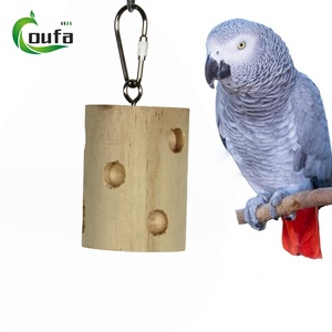 Juguete de Madera Natural Ecológico para Pájaros, Palos para Masticar, Suministros para Mascotas, para Loros, Venta al por Mayor de Fábrica - Product Image 3