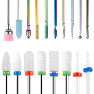 Kit d'outils de lime à ongles abrasifs à alimentation directe transfrontalière ; Boîte cadeau de limes en céramique et en acier au tungstène pour le retrait de gel - Product Image 5