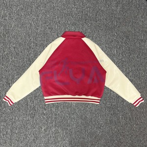 OEM ODM Tùy Chỉnh Thời Trang Bóng Chày Áo Loose Casual <span class=keywords><strong>Letterman</strong></span> Áo Khoác Mens Thêu Vá Polyester Cắt Varsity Áo Khoác - Product Image 3