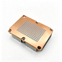 Refroidisseur de processeur de serveur 165W avec 2 caloducs en cuivre LGA3647 1U R71, base en cuivre, ailettes en aluminium 0,3 mm, 108x78x25,5 mm, OEM ODM, MOQ 1 pièce