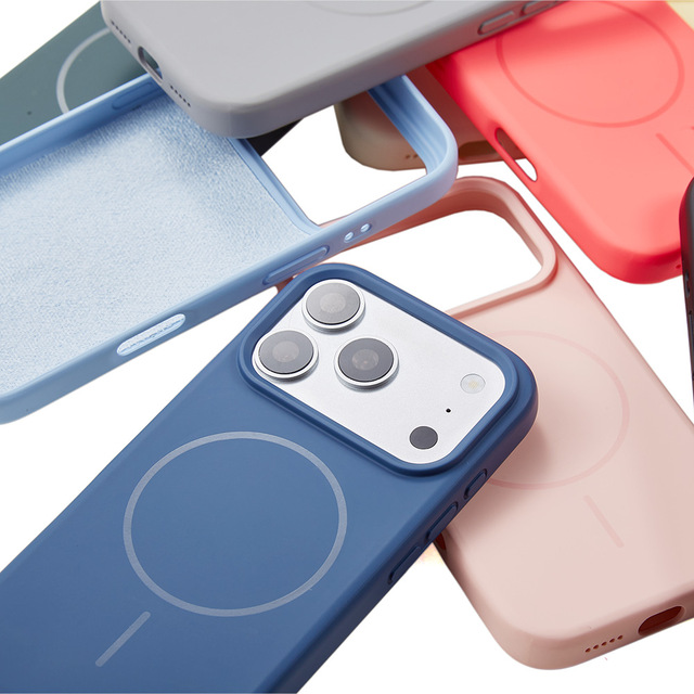 2.0mm Thickness High Quality Liquid Silicone N52 Strong Magnetic Phone Case for iPhone 18 Pro Max 17 16 15