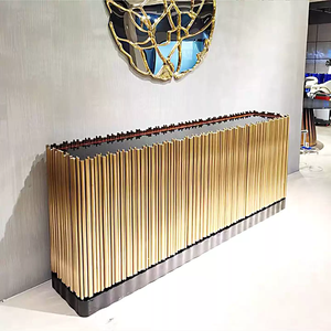 Bán buôn sang trọng thiết kế ánh sáng thép không gỉ tủ trưng bày tủ từ Trung Quốc cho khách sạn đồ nội thất phòng khách - Product Image 3