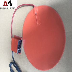 120v 220v 55cm Diameter Round Silicone Rubber Heater Pad <strong>Heating</strong> Mat With Digital Controller 800w 1000w - Product Image 2