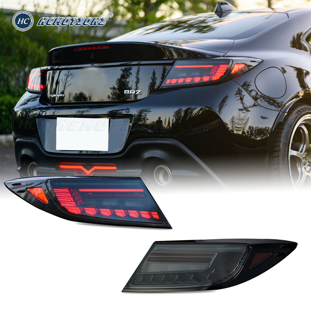 HCMOTIONZ New Car Back Lamps Assembly DRL LED Tail Lights for BRZ/ GR86 2022-2023 IP67 Waterproof Plug+Play