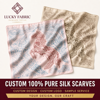 Écharpe de luxe en soie véritable 65x65cm carrée, jacquard, ourlet roulotté à la main, à pois, pour femme, boutique, foulard de qualité supérieure, commande en gros