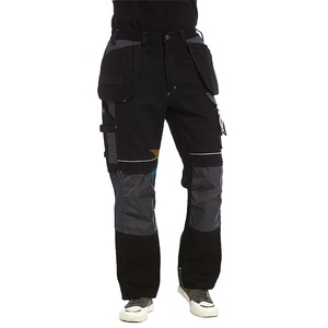 Pantalones de trabajo de lona de utilidad Cordura duraderos para hombre, pantalones Cargo de <span class=keywords><strong>carpintero</strong></span> reforzados con rodillera, bolsillos para herramientas - Product Image 2