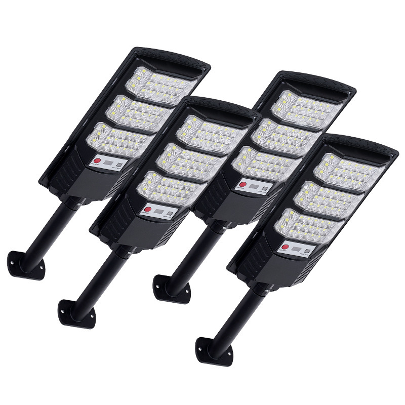 400W LED ABS Outdoor IP65 Waterproof Integrated Solar Powered Street Lamp 6000K Daylight 20000 Lumens for Road/Parking Lot