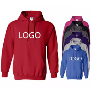 Dropshipping Sweatshirts à capuche de haute qualité pour hommes broderie personnalisée impression logo sweatshirts à capuche en coton uni surdimensionnés et lourds - Product Image 1