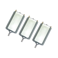 Motor listrik DC 2.4V 4.5V, Magnet permanen FK 180 Motor DC disikat 12V Motor getaran untuk pencukur listrik