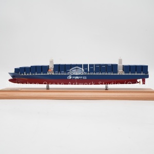 Modèle de <span class=keywords><strong>bateau</strong></span> à l'échelle fait à la main de l'usine O.A.S Modèle de <span class=keywords><strong>bateau</strong></span> de haute qualité à l'échelle 1:1000 Modèle de <span class=keywords><strong>bateau</strong></span> conteneur Wanhua personnalisé de 35cm - Product Image 4