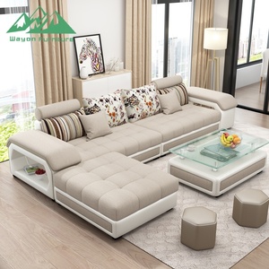 Meubles intelligents modernes en tissu en forme de U, ensemble de luxe intelligent avec musique pour salon Hydz X01, salon modulaire Hydz X01 - Product Image 6