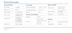 جهاز فك تشفير Dmx512 RDM بجهد ثابت 5A 12-48VDC Dmx512 RDM وحدة تحكم Dmx بأربعة قنوات خافتات لشريط Led Rgbw D4 - Product Image 3