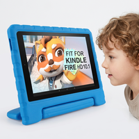 Étui pour tablette HGD pour enfants, en EVA, antichoc, avec support pliable, housses et étuis pour tablette Kindle, étui pour Fire HD 10.1