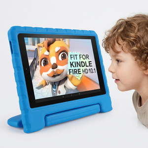 Étui pour tablette HGD pour enfants, en EVA, antichoc, avec support pliable, housses et étuis pour tablette Kindle, étui pour Fire HD 10.1 - Product Image 1