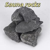 Pierres de sauna volcaniques naturelles, pierres de sauna résistantes à la chaleur, accessoires de sauna pour la maison et les projets de sauna commerciaux