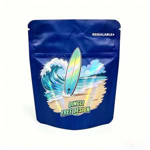 Custom CR Stand Up Pouch Pinch Pull Child Resistant Zipper Smell Proof Opaque Foil Lined Free Sample OEM Factory - Product Image 6