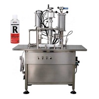 Machine de remplissage semi-automatique de cachetage de bouteille de gaz de Lpg
