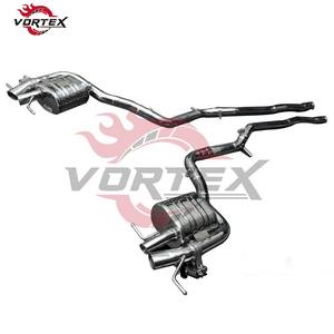 Échappement Catback Vortex pour Mercedes Benz W223 S400 S450 2020-2025, en acier inoxydable, silencieux Valvetronic, finition polie miroir - Product Image 3