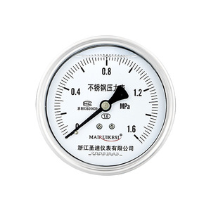 Hidráulico/neumático antivibración personalizado yn100zbf M20*1.5, rendimiento estable, acero inoxidable de grado 1.6 resistente a los golpes - Product Image 1