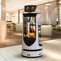 Robot de livraison commercial intelligent pour restaurants, robot humanoïde de service alimentaire