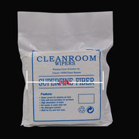 Lingettes pour salle blanche 9x9 pouces 3009 en microfibre ultra-fine sans peluches pour le nettoyage des plateformes d'impression UV à plat, 100 pièces