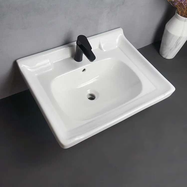 Tarpul 60cm a 120cm prezzo economico India mercato lavabo caldo lavabo bagno in ceramica lavandino