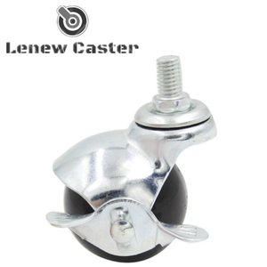 Möbel Chrom Antik Messing Metall Seiten bremse runde Kugel Universal Gummi gießer für Sofa - Product Image 5