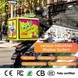 Boîtier de livraison LED P3 contrôlé, gestion via l'application <span class=keywords><strong>Pandora</strong></span>, coque industrielle en PRV 500x500mm pour flotte publicitaire professionnelle - Product Image 2