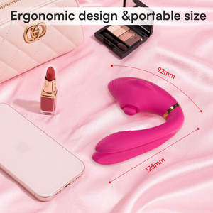 Indossabile clitoride <span class=keywords><strong>G</strong></span> <span class=keywords><strong>Spot</strong></span> vibratore APP di controllo giocattoli sessuali per adulti per donne mutandine vibratori per adulti giocattolo stimolatore gioco del sesso - Product Image 6