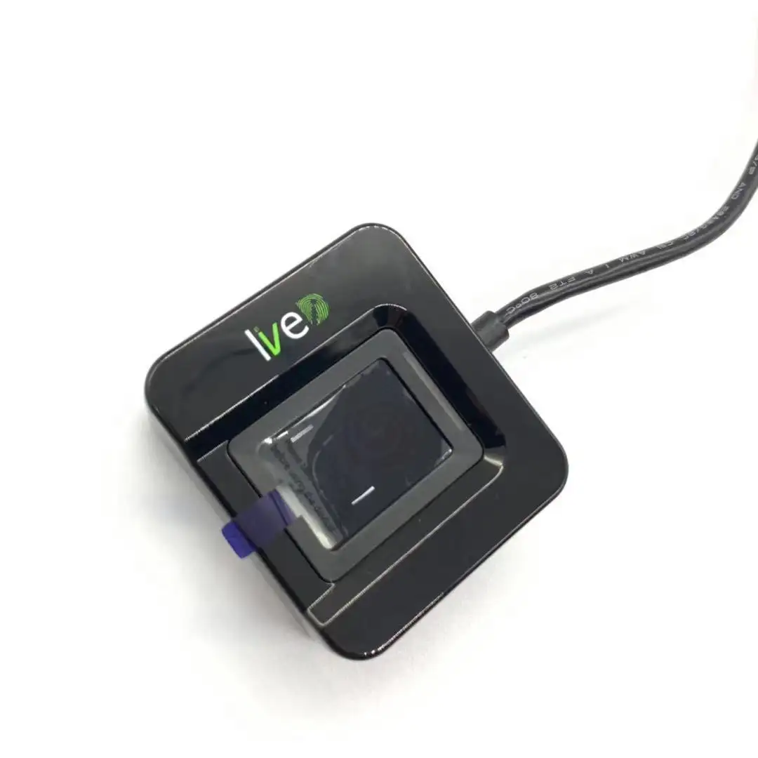 เครื่องสแกนลายนิ้วมือไบโอเมตริกซ์เครื่องอ่านลายนิ้วมือเครื่องอ่าน USB เซ็นเซอร์ลายนิ้วมือ USB Live20r SLK20R U เป็น U