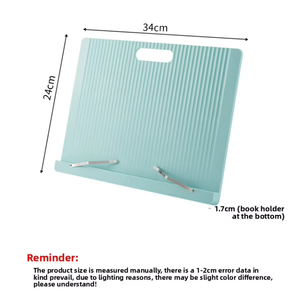 Soporte de plástico superestable de 5 posiciones, escritorio plegable y estantería para recetas de iPad, libros de texto, estante de almacenamiento ajustable - Product Image 6